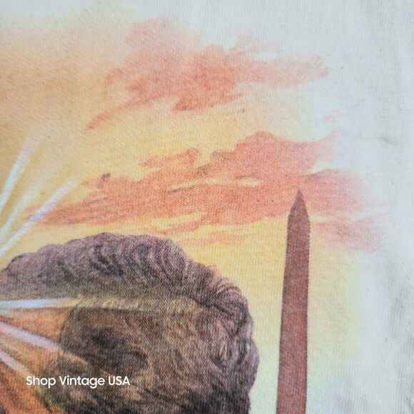2006 George Bush Kissing Bill Clinton by Alex Ross Graphitti T-Shirt Medium Rare - Picture 9 of 16